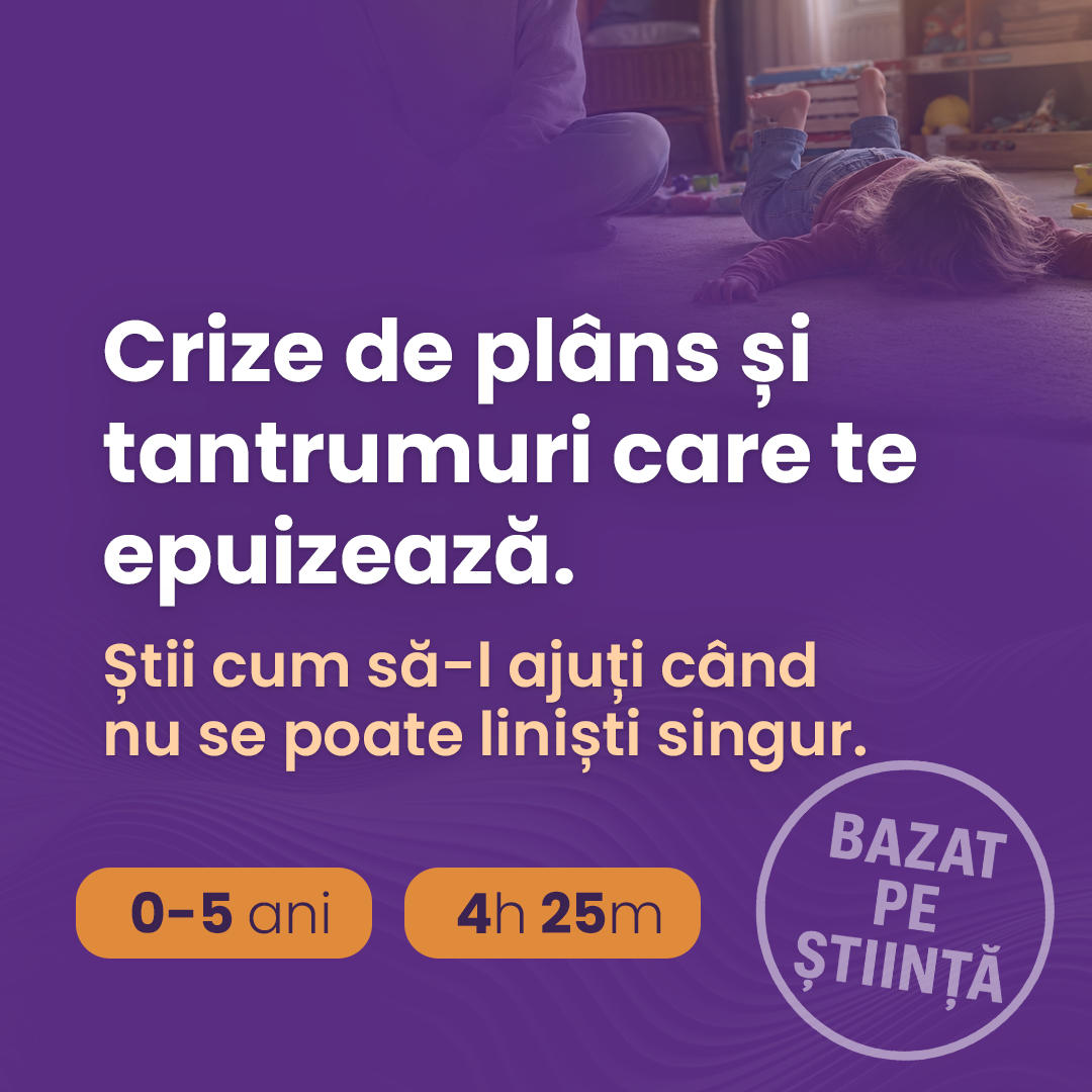 Tantrumuri și crize de nervi la copii mici